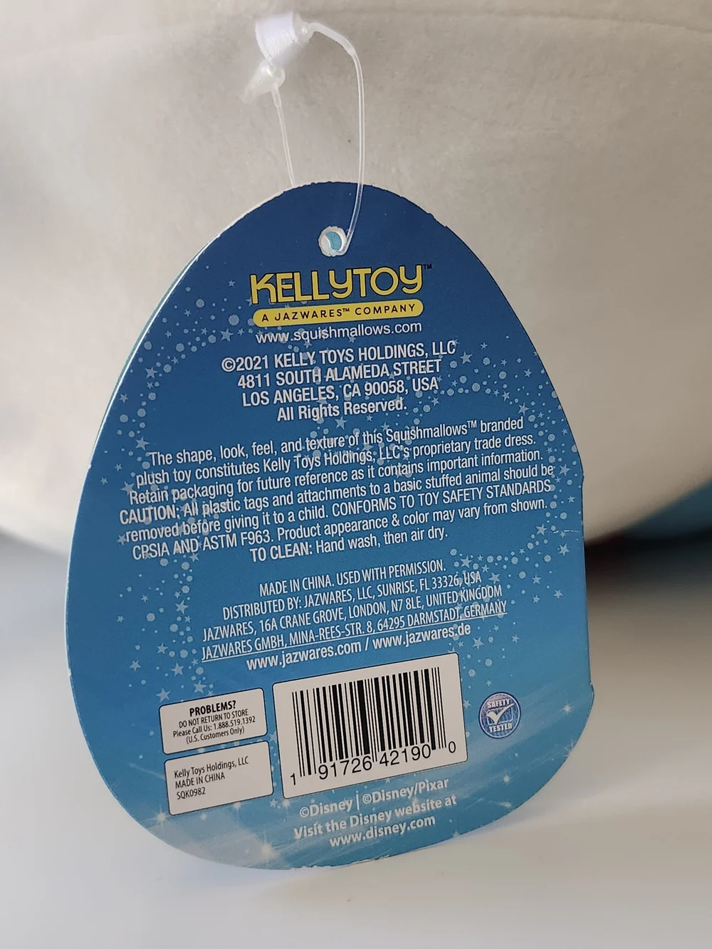 14 Inch Disney Donald Duck Squishmallow Plush - (With Tags)
